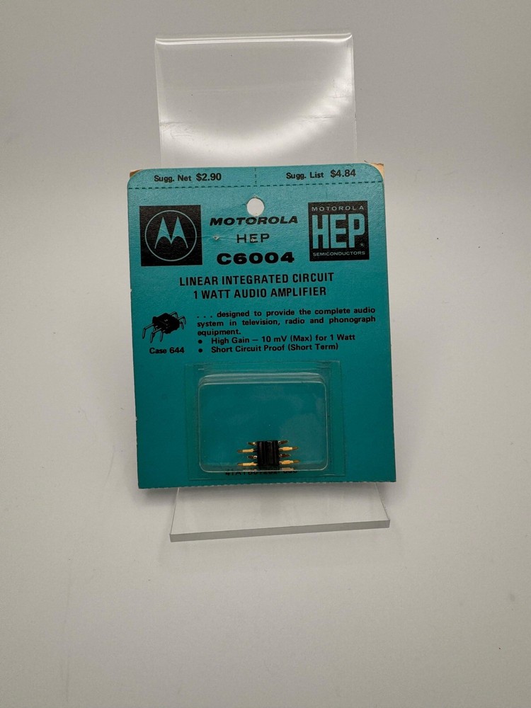 Motorola HEP C6004 Linear IC Audio Amplifier