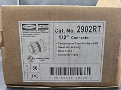 Raco Hubbell 2902RT-J25 EMT Raintight Steel 1/2″ Compression Connector 50 Pack