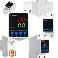 GEYA GPS6 Digital Display Voltage Current KWH Protector Protect 2P 40/63/80A 110