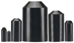 Panduit HSEC2.05, 4.88″ L, 600 to 1750 MCM, Black, Heat Shrink End Cap, 1 pc