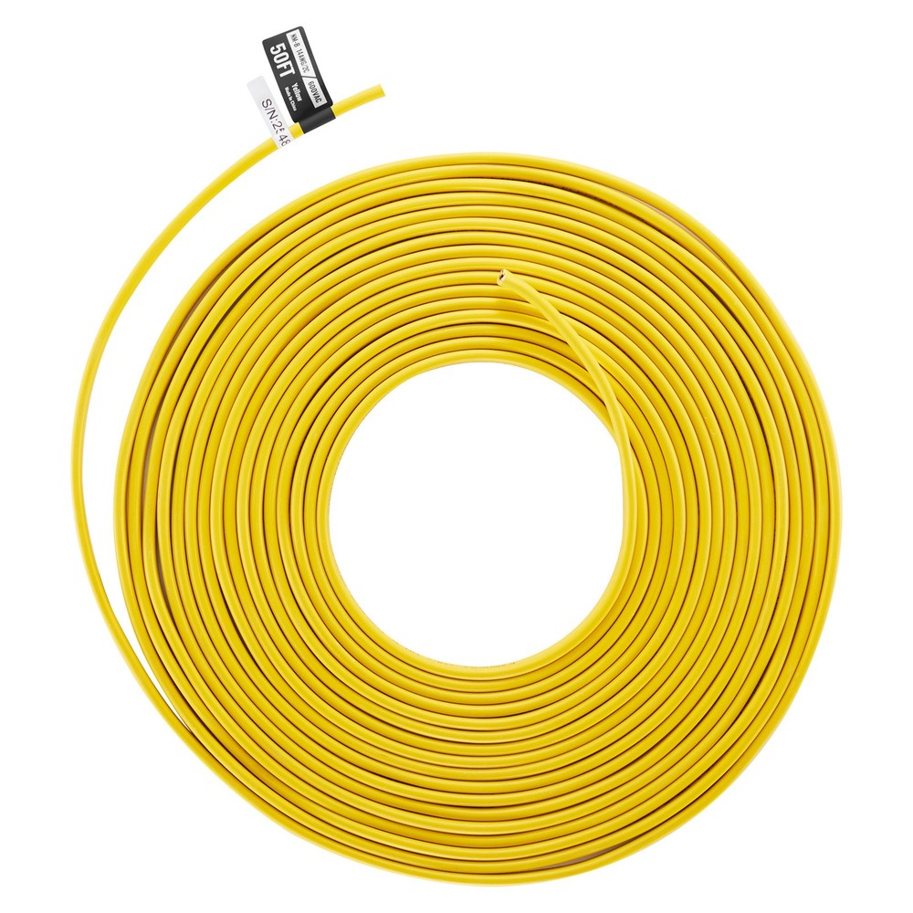 Uimoso 14AWG 2-Conductor Copper Cable, 50 ft Electrical Wire with Ground