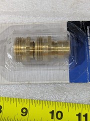 Westward 4KH02 Male Water Hose Quick Connector Brass GHT Leakproof Pack of 2