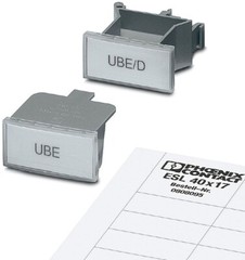 Phoenix Contact 0800307, Gray, Terminal Strip Marker Carrier, 1 pc