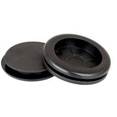Blanking Closed Grommets Rubber Blind Plugs Single-Sided Protection Coil Black