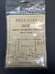 1 Each ~ ECG372 ~ IC AM IF/RF 50 Khz to 2 Mhz ~ 8 Pin Metal Can ~ NOS