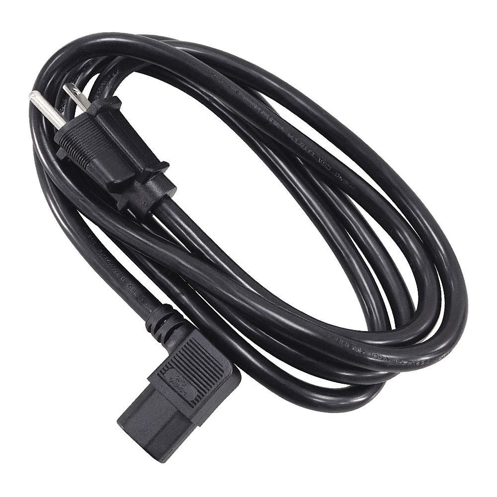 GRAINGER APPROVED 20PX09ID PC Powr Cord,5-15P,IEC C13,6 ft.,Blk,15A 20PX09
