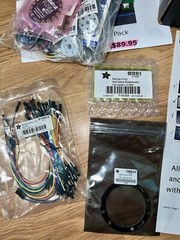 Adafruit BUNDLE FLORA GPS Starter #1090, NeoPixel Ring 24 x 5050 RGB LED #1586 +