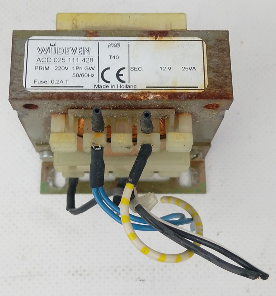 Wijdeven ACD.025.111.428 Transformer Power Supply 12V 25VA 220V AC 50/60Hz
