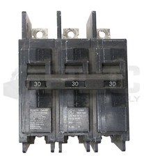 I-T-E BQ3B030 CIRCUIT BREAKER 30A 240VAC 3 POLE TYPE BQ