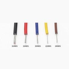16AWG-24AWG Electronic Wire Double Insulation Tinned Copper Wire 300V Many Color