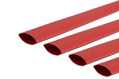 4 Lot TEMCo 1/2″ Marine Heat Shrink Tube 3:1 Adhesive Glue Lined 12″ long RED