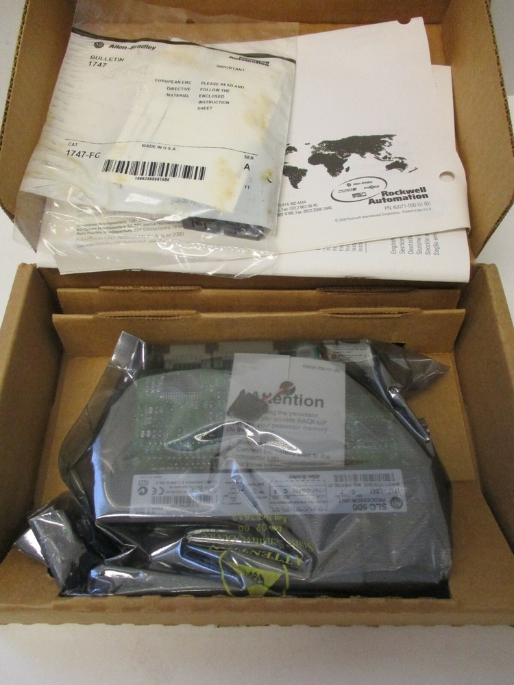 ALLEN-BRADLEY P/N 1747-L541 SERIES C SLC 500 MODULE PROCESS, 16K MEMORY SEALED