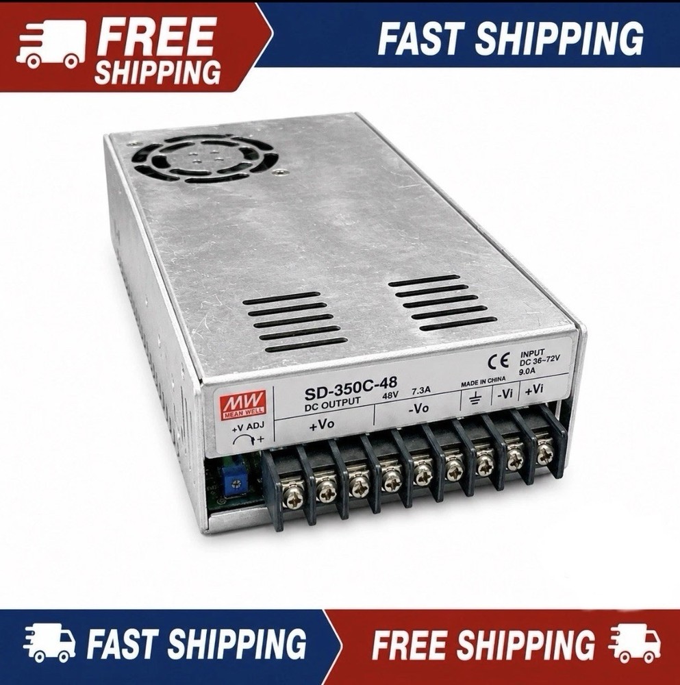 🔴Mean Well SD-350C-48 48V 7.3A DC Switching Power Supply 350W‼️