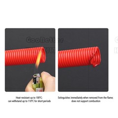 PP Polypropylene Corrugated Hose Cable Protection Tube Auto Car Harness Casing