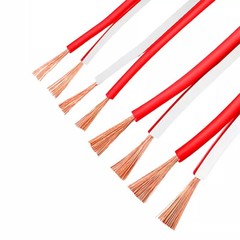 PVC Flat Twin 2 Core Cable 0.3²~2.5mm² RVB Car Auto LED Boat Audio Speaker Wire