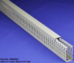 1 Set – 1″x2″x2m Gray High Density Wiring Duct & Cover UL/CE/CSA Listed