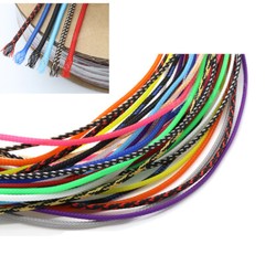 PET Nylon Braided Sleeve Tube 25mm 30mm 35mm Width Car Audio Cable Wire Sleeving