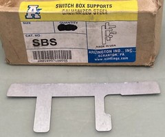 QTY 90 NEW ARLINGTON SBS Switch Box Supports