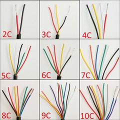 2 to 10 Core PVC Flexible Hook Up Cable 16 – 28 awg Round Flex Electrical Wire