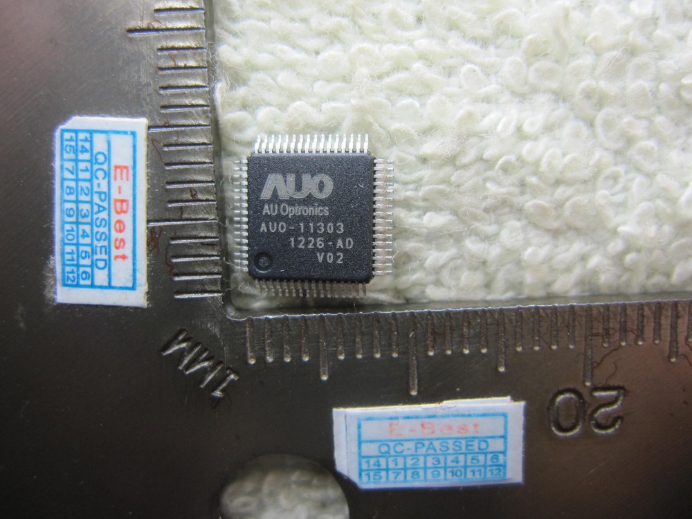 3pcs AUO11303 AU0-11303 AUO-I1303 AUO-1I303 AUO-113O3 AUO-11303 TQFP64 IC Chip