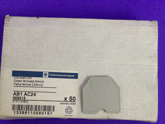 Telemecanique AB1AC24 End plate for 2.5/4mm Terminal Blocks, Grey [Lot of 28]