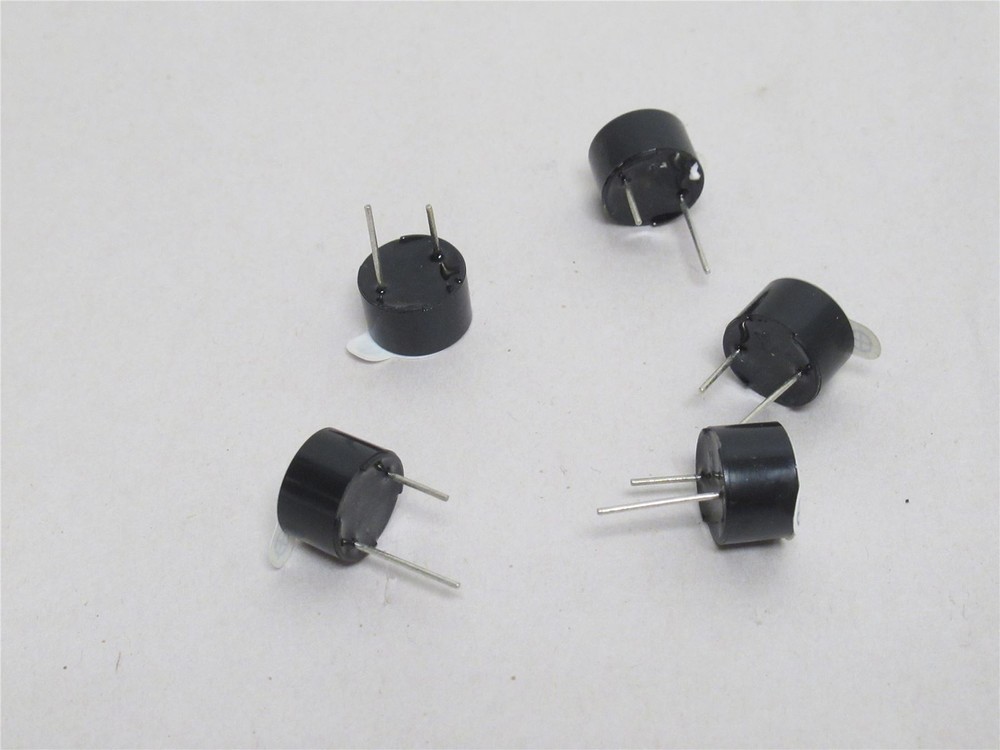 243533 New-No Box; Mallory PB-12N32MP-05AQ Lot-5; Buzzer Indicators; 5VDC; 85dB