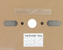 100 Ft 1/2″ ID (12.7mm) Clear Polyolefin 2:1 Heat Shrink Halogen-Free RoHS UL