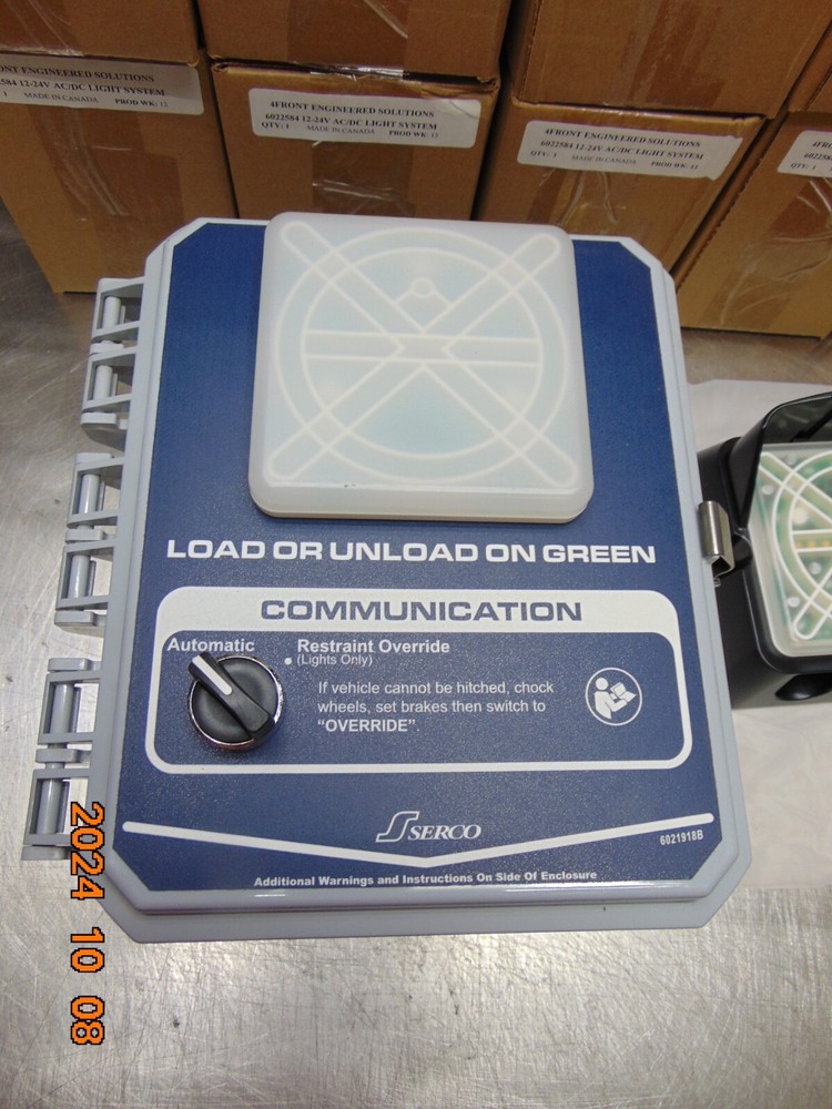 NEW Serco SL40 Safety-Loc Dock Restraint Control Panel & Indicator Light