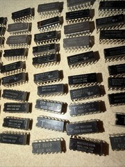 Lot Of 117 Assorted 4116 Computer Chips , Mixed Lot See Photos