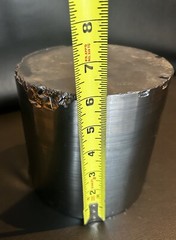 Silicon Si Crystal Ingot Wafer Material 14lbs 13oz. 6” tall x 6” diameter
