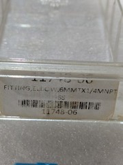 Swagelok 6mm Tube x 1/4 MNPT 316 SS Male Elbow Stainless Industrial 11/ORDER