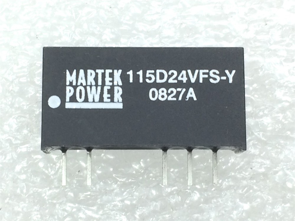 115D24VFS-Y MARTEK DC-DC 24VIN 2-OUT 15V/-15V 0.034A/-0.034A 1W 1 UNIT