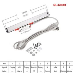 High precision linear displacement sensor sino ka300 resolution 1um TTL