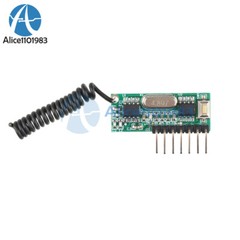 315/433MHz RF Module Receiver Remote Control 4 Channel Learning Decoder Board