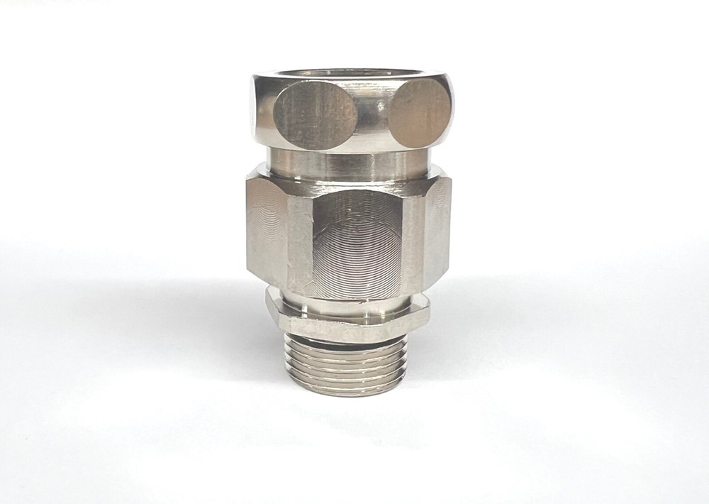 1710.60.13.19, AGRO, Combination Conduit Glans Rogress Nickel-Plated Brass