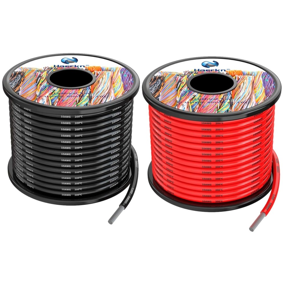 High Temp Resistant 10 AWG Silicone Wire – 600V 1050 Strands