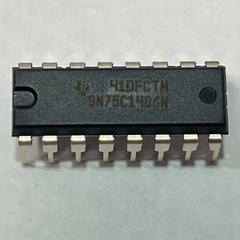 Lot of 25 Texas Instruments SN75C1406N RS-232 Interface IC Triple RS232 46866-01