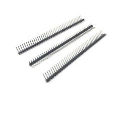 [10x] 1×40 Pin 2.54mm Right Angle Single Row Male Pin Header Connector – 90 deg