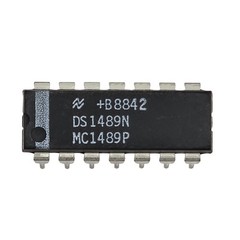 2pcs National MC1489P RS-232 Quad Line Driver DIP-14 Serial Interface IC
