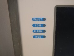 Exor TP-01 Touch Screen Panel Mounted In Custom Case With “Stop” Control/Button
