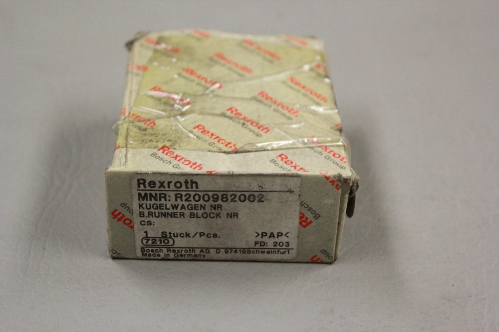 REXROTH R200982002 BEARING RUNNER BLOCK