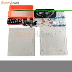 Electronic Clock DIY Kit DS1302 Rotating LED Display Temperature Sensor