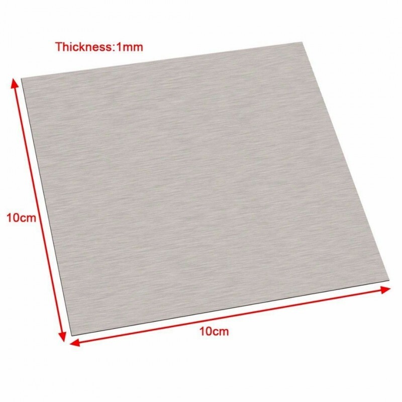 1mm x 100mm x 100mm High Purity 99.96% Nickel Ni Sheet Plate Electroplating#U YG