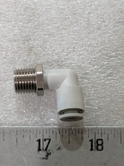 SMC 6mm Tube x R1/4 BSPT Male Elbow Push-In Pneumatic Fitting 6/ORDER