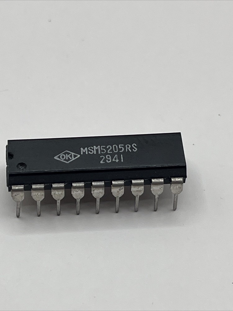 MSM5205RS OKI Integrated Circuit – 18 pin dip Plastic