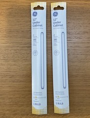 2 Pack (Pair) Fluorescent Light Bulb, Warm White 390 Lum, 12 In., 8 Watt – 25425