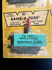 Sans-A-Fuse FA 1200-1 Circuit Breaker [Lot of 5] – NOS Vintage Bulk – 5A Thermal