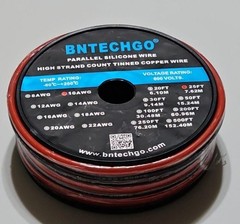 BNTECHGO Parallel Silicone Wire 10awg 25ft 10 Gauge Flexible