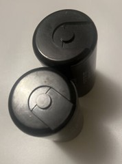 Lot Of 2 General Electric 35F1566BA8 Electric Capacitor 72-86 MFD 220 VAC 60 CPS
