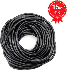 50Ft XHF 1/4″ Spiral Cable Wrap 6Mm(Wrapping Range:4Mm-50Mm) Spiral Wire Wrap Co